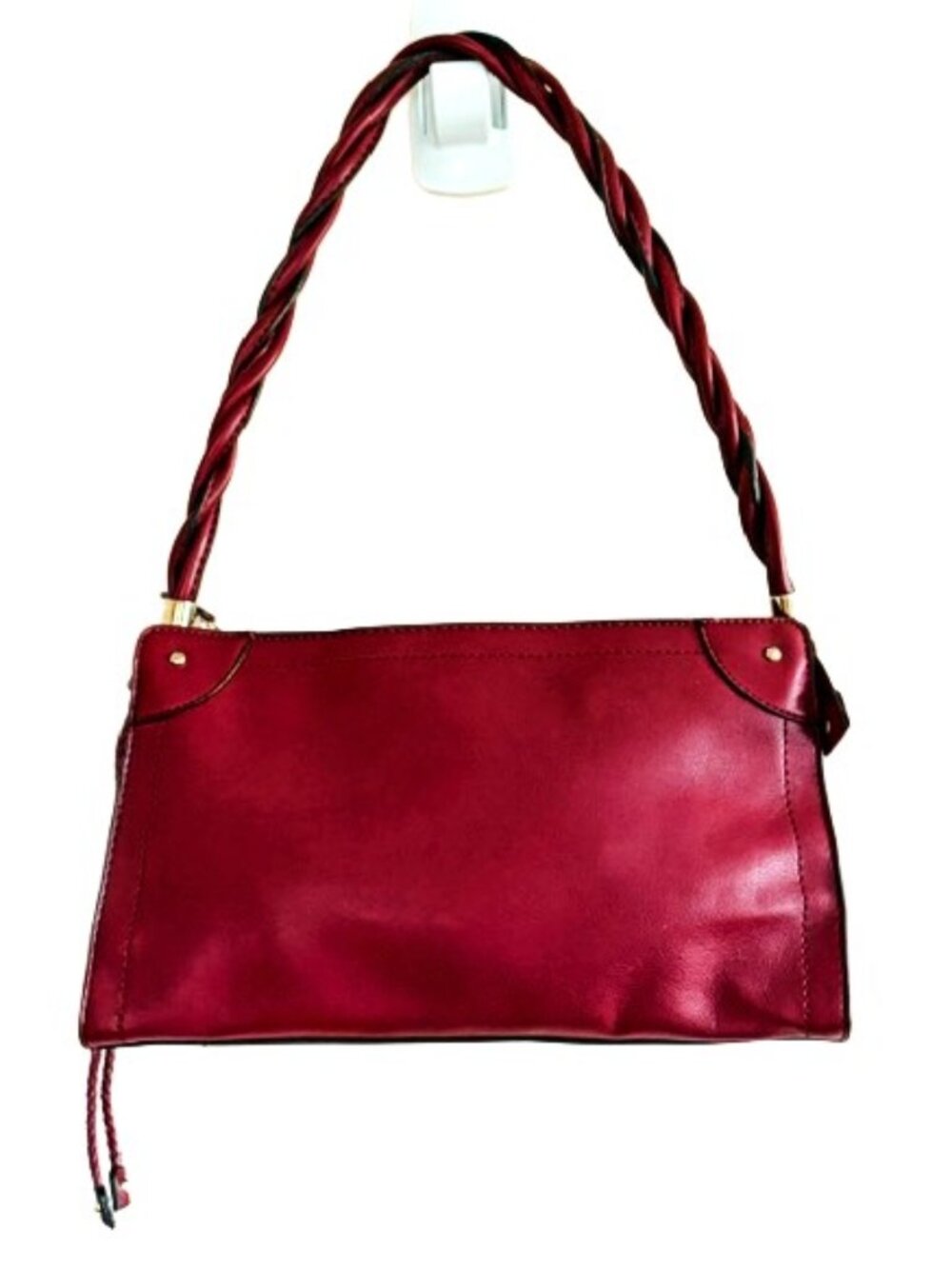 Relic Oxblood Burgundy Twisted Handle Shoulder Bag Y2K Purse